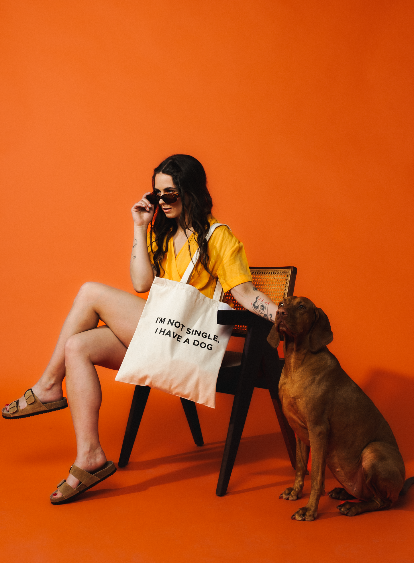 TOTE BAG I’M NOT SINGLE, I HAVE A DOG