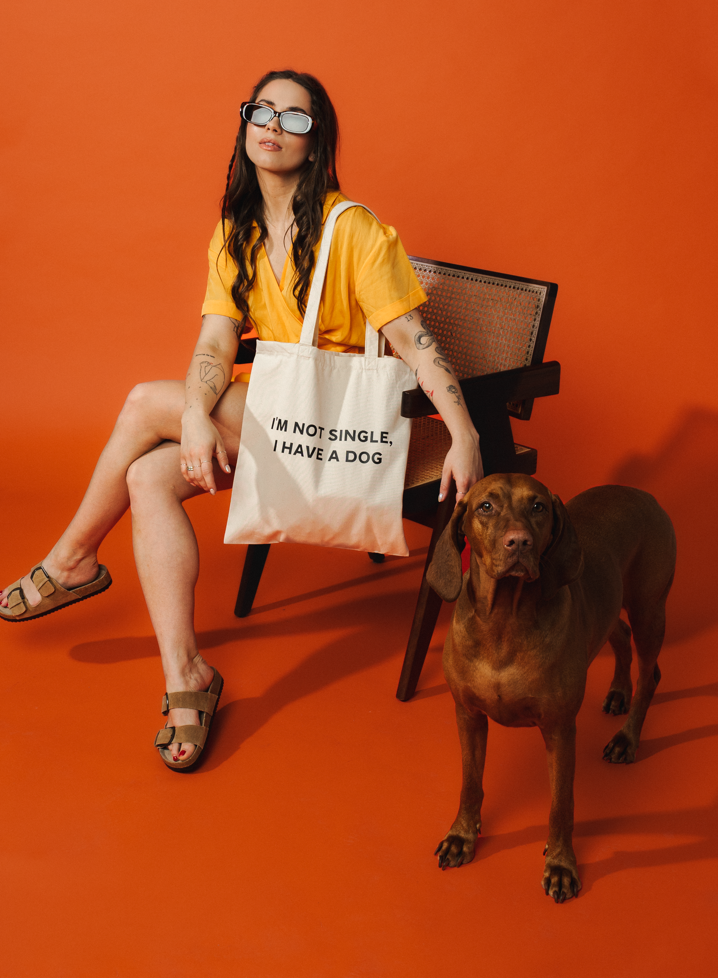 TOTE BAG I’M NOT SINGLE, I HAVE A DOG