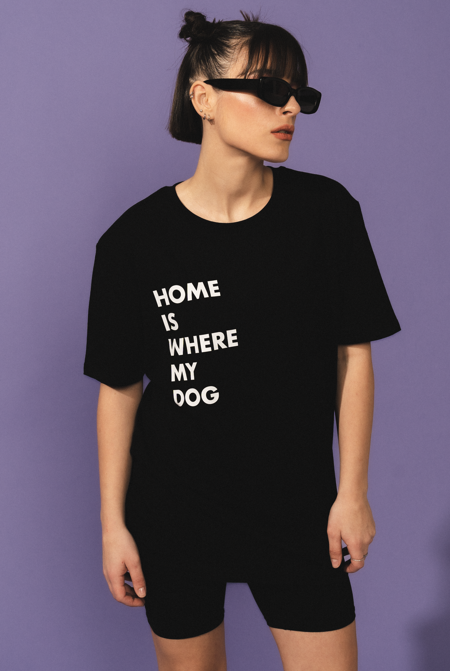T-SHIRT HOME IS WHERE MY DOG IS