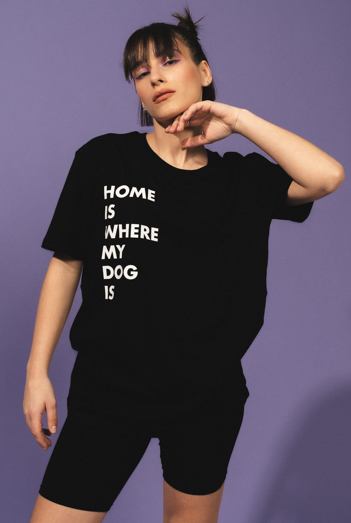 T-SHIRT HOME IS WHERE MY DOG IS